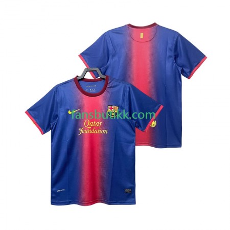 Fotballdrakt FC Barcelona 2012 2013 Retro Hjemmetrøye Kortermet